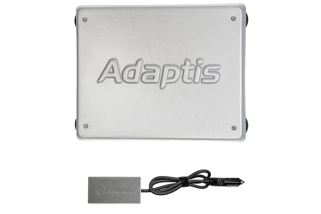 Комплект Adaptis MiniKit для Starlink Mini (захисний корпус на авто + блок живлення 12-24V) сірий