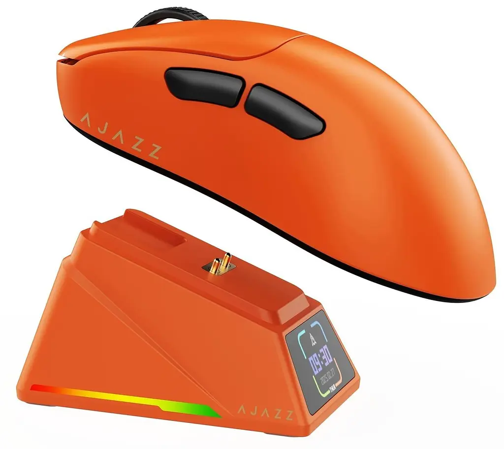 Мышь Ajazz AJ179 APEX Orange 8K Charging Dock (AJM179-A-O) - фото 4