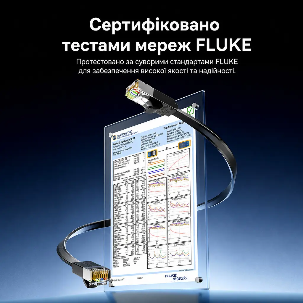 Плаский Ethernet-кабель Vention 10 м шириною 8 мм патч-корд Cat.7 10 Гбіт/с конектори RJ45 8P8C швидкість залежить від підтримки потрібного режиму мережевими портами й обмежень проміжного обладнання можна прокладати під килимом і через дверні проміжки товщиною 2,7 мм екранування алюмінієвою фольгою чорний (ICGBL) - фото 15