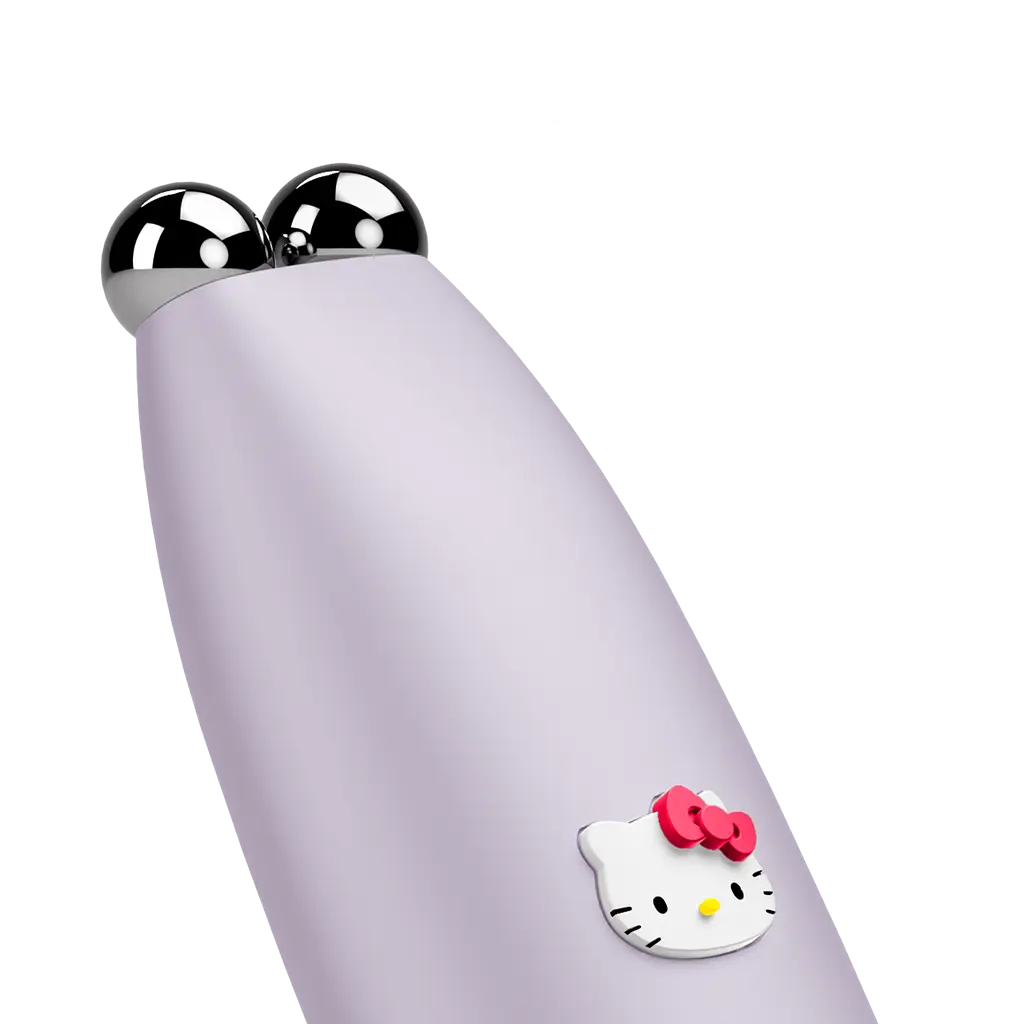 Мікрострумова ручка GESKE MicroCurrent Face-Lift Pen 6 в 1 by Hello Kitty для підтяжки обличчя фіолетова - фото 4
