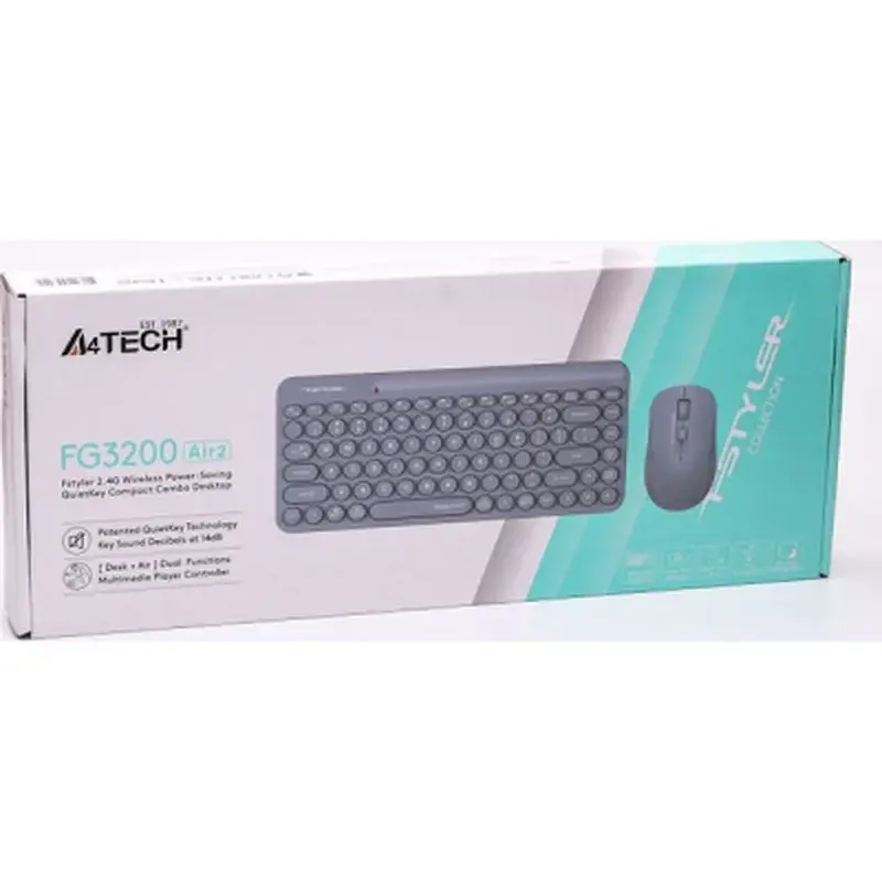 Комплект A4Tech FG3200 Air2 Wireless Blue (4711421997201) - фото 7