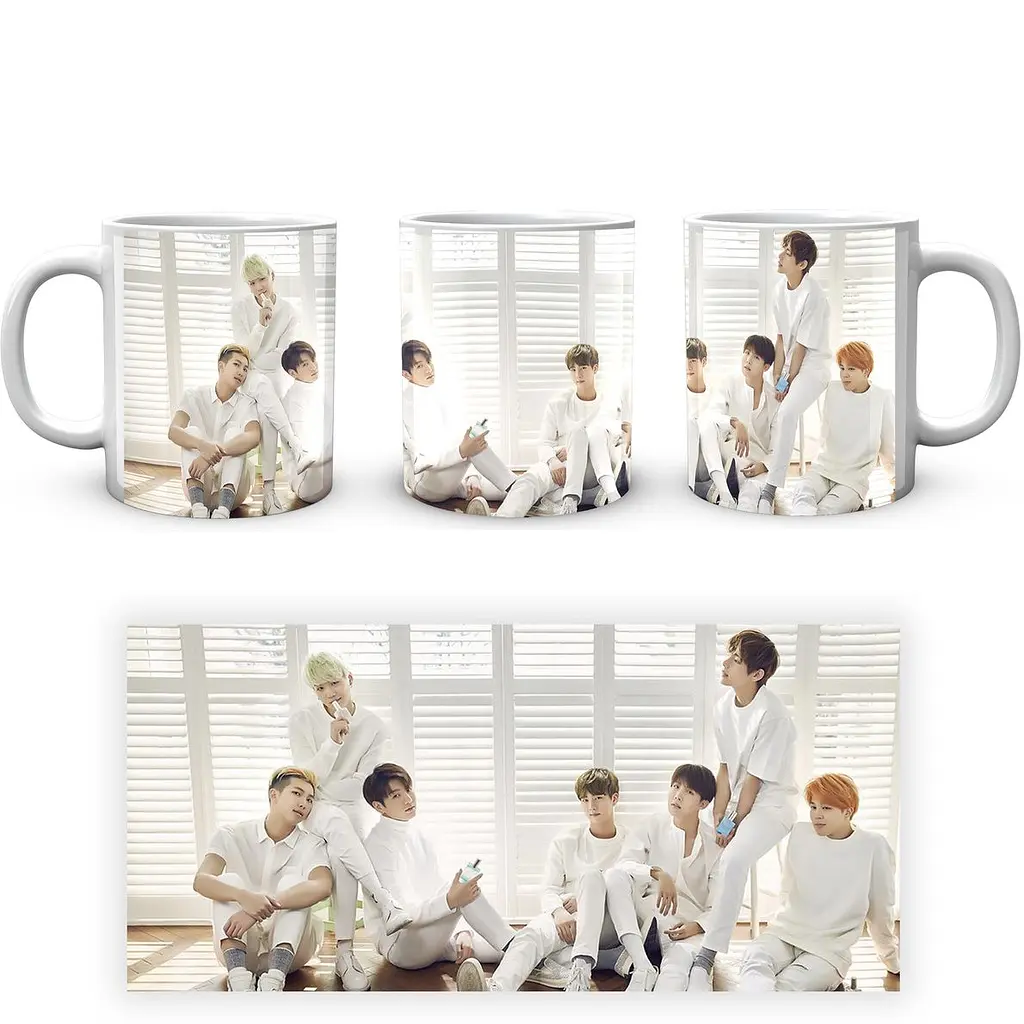 Кухоль GeekLand Bangtan Boys BTS У білому CP 04.471.965 330 мл білий - фото 3