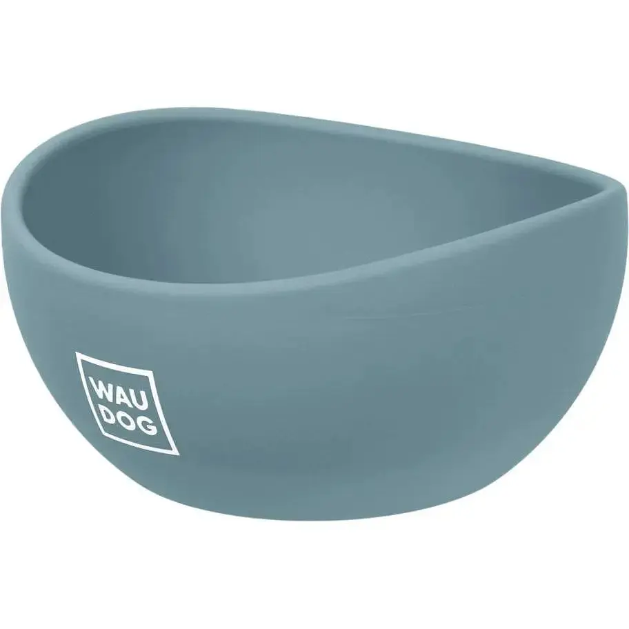 Миска для котов и мелких пород собак Waudog Silicone, 250 мл, серая - фото 2