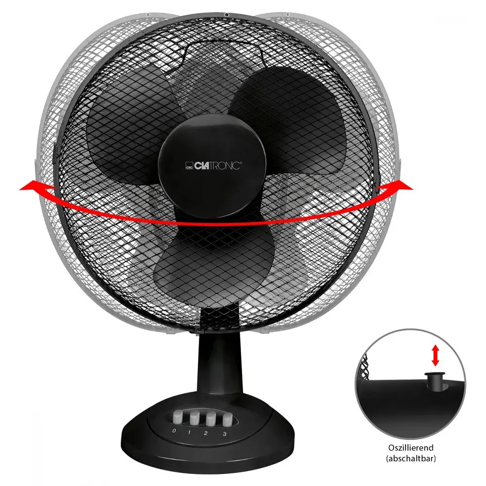 Вентилятор Clatronic VL 3602 Black - фото 4