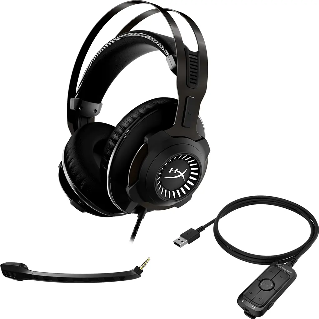 Гарнітура ігрова HyperX Cloud Revolver 3.5 мм/USB Black (HHSR1-AH-GM/G) - фото 7