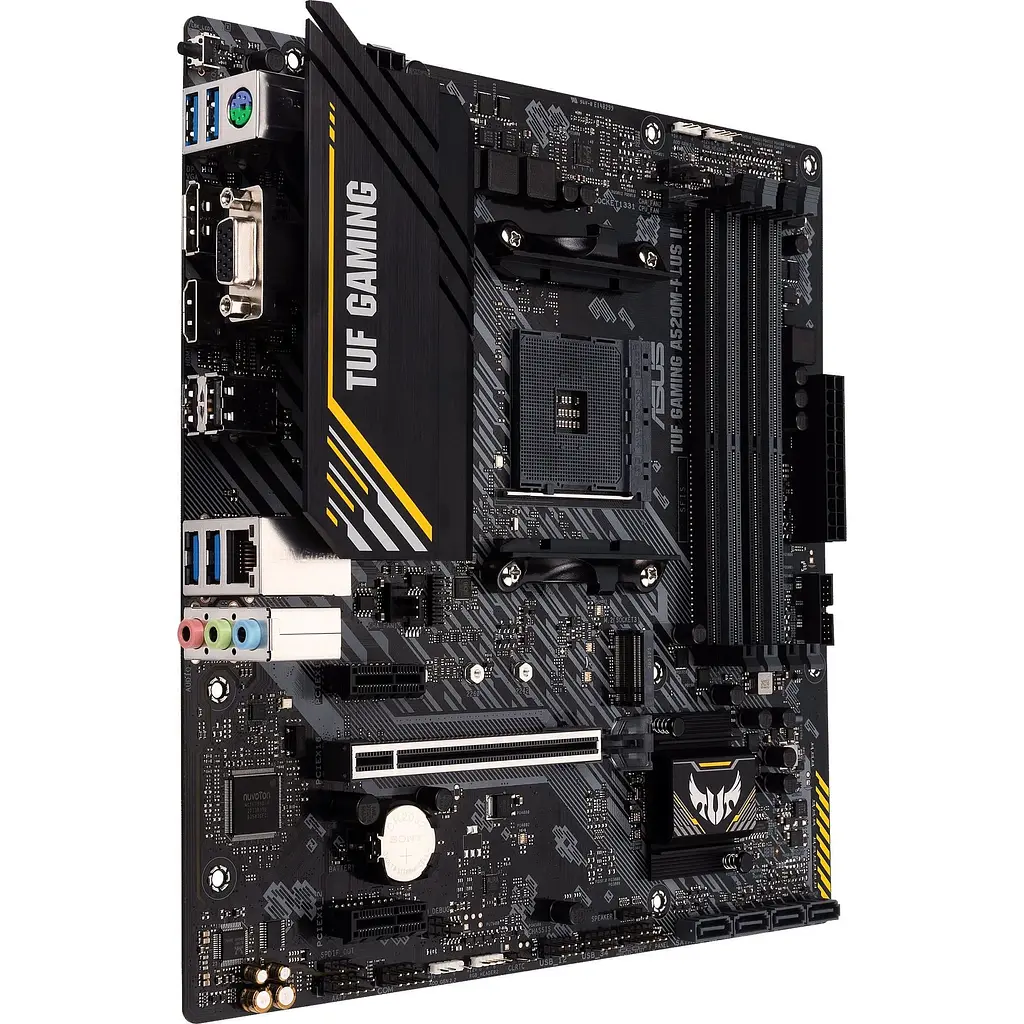 Материнська плата Asus TUF Gaming A520M-PLUS II sAM4 A520 4xDDR4 HDMI DVI D-Sub mATX - фото 3