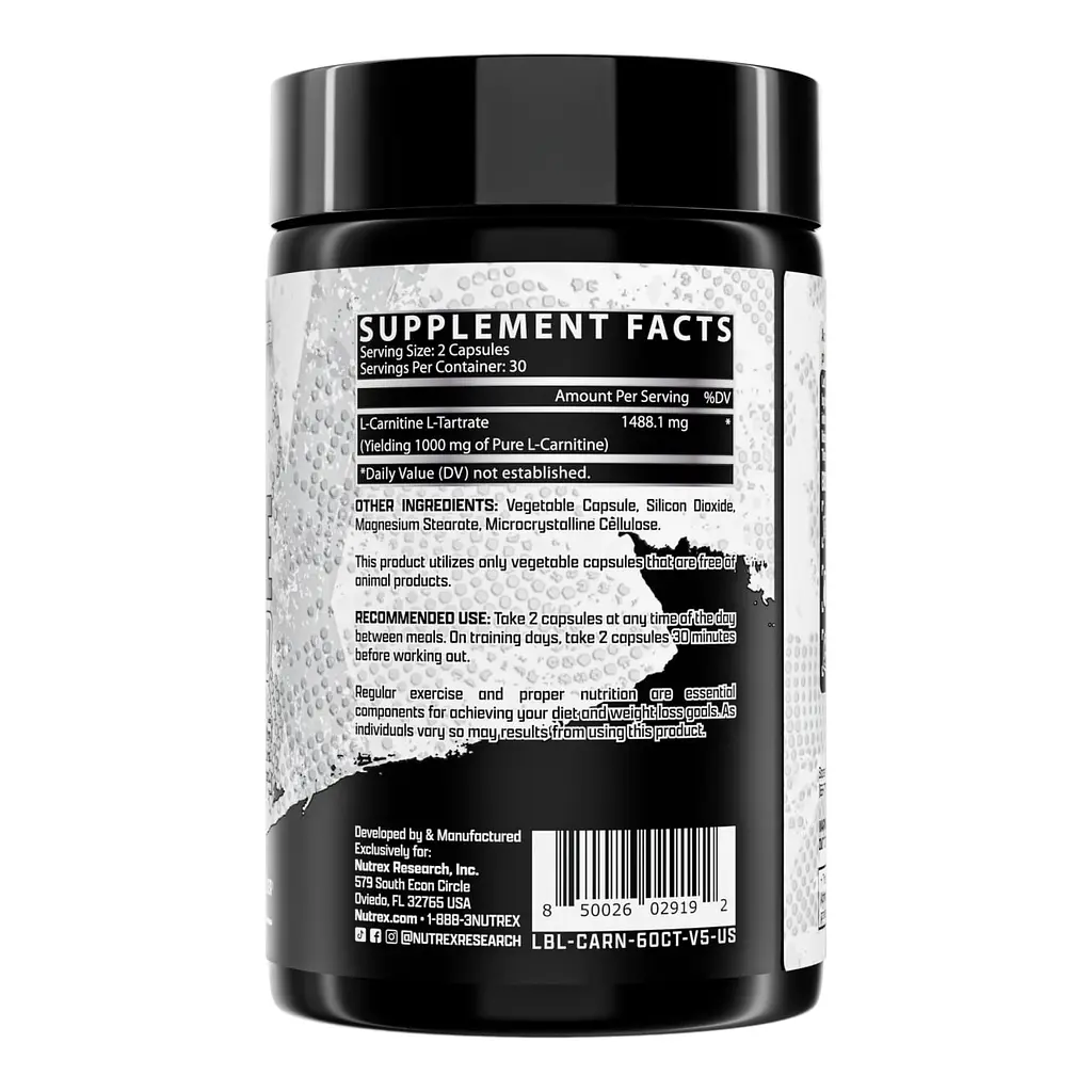 Жироспалювач Карнітін Lipo 6 Carnitine - 60 капсул - фото 3