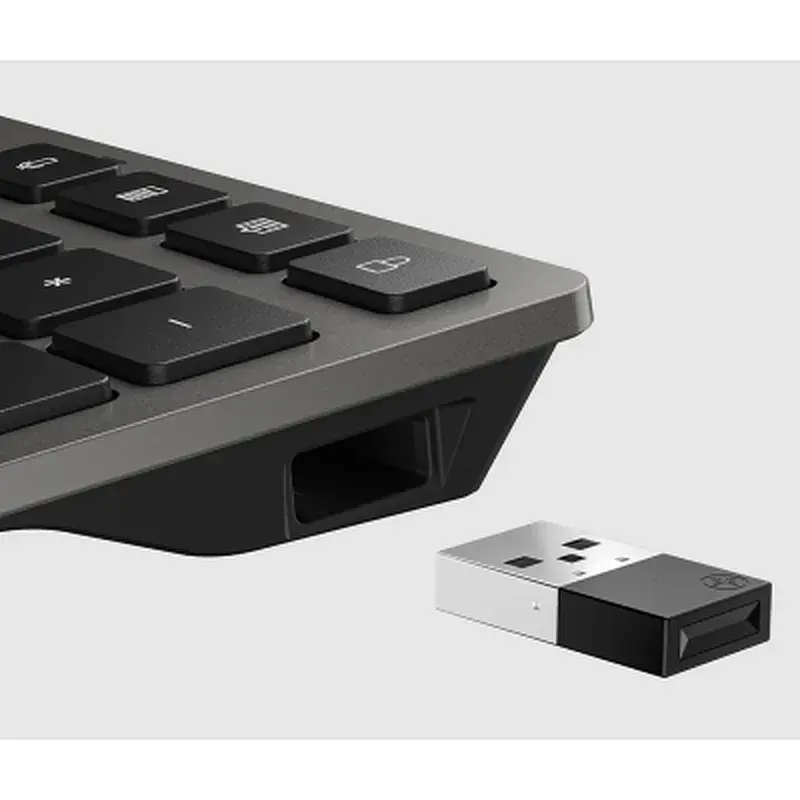 Клавіатура HP 720 Multi-Device Rechargeable Wireless/Bluetooth UA Black (9T5B1AA) - фото 7