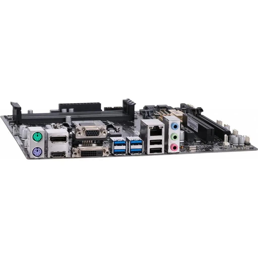 Материнська плата ASUS B150M-C (B150M-C) (Socket 1151, Intel B150, Micro-ATX) Б/в,U1 - фото 2
