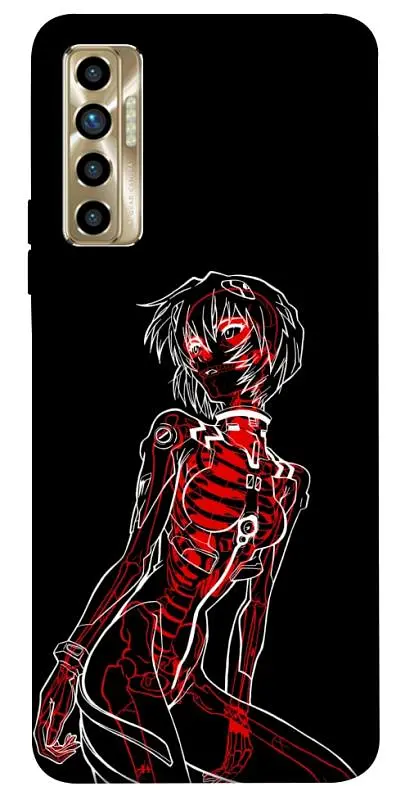 TPU чохол Demsky Rei skeleton для TECNO Camon 17P