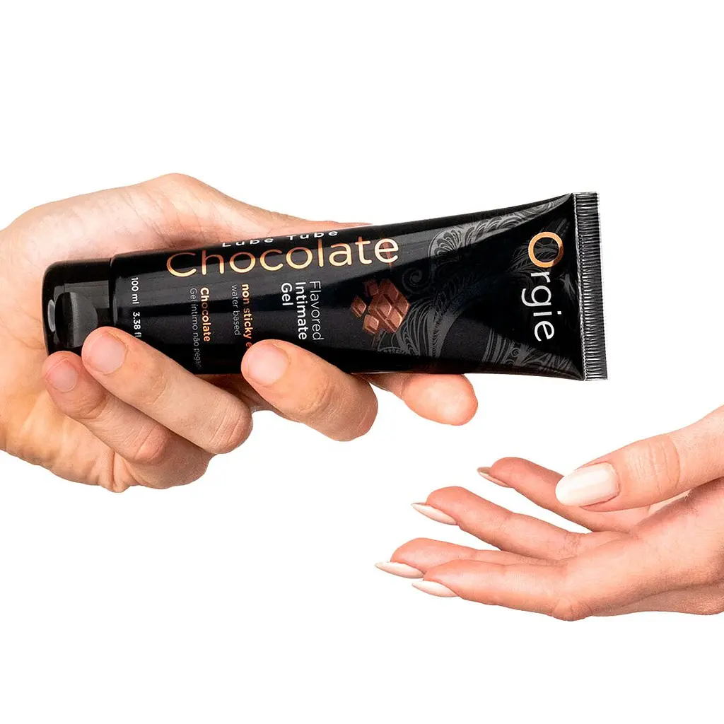 Лубрикант на водній основі Orgie Lube Tube Chocolate, 100 мл, зі смаком та ароматом шоколаду - фото 2