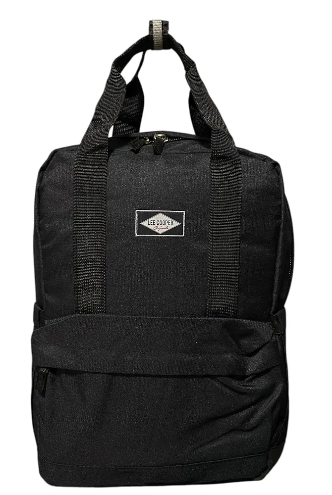 Рюкзак Lee Cooper 41642 поліестер водонепроникний відділення для ноутбука Чорний - фото 3