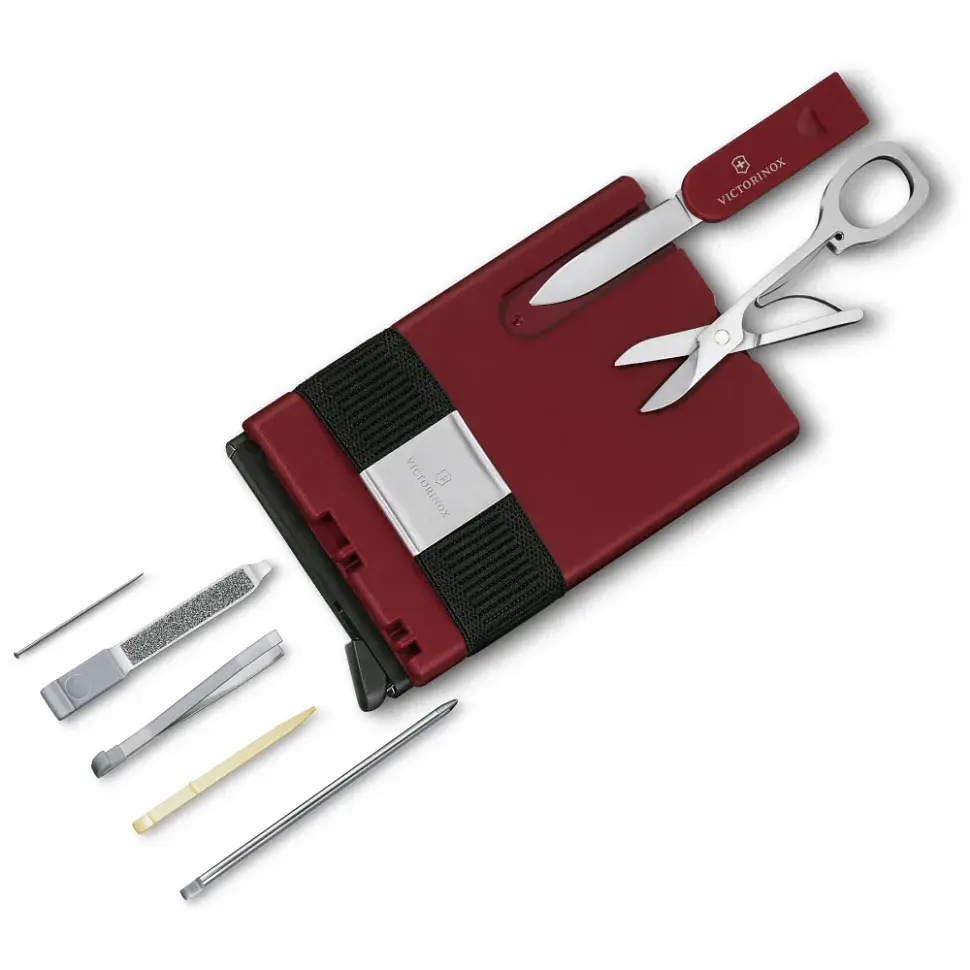 Карта-мультитул Victorinox Smartcard Wallet Iconic Red 104х65х17мм,10функ,черв - фото 3
