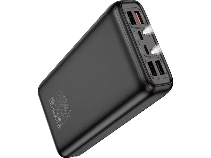 Зовнішній акумулятор (Power Bank) Hoco DB81 Apollo 30000mAh 65W Black - фото 4