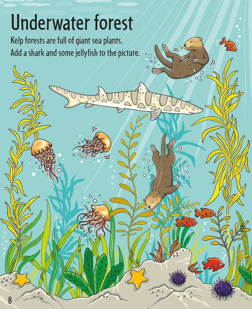 First Sticker Book: Under the Sea - фото 4