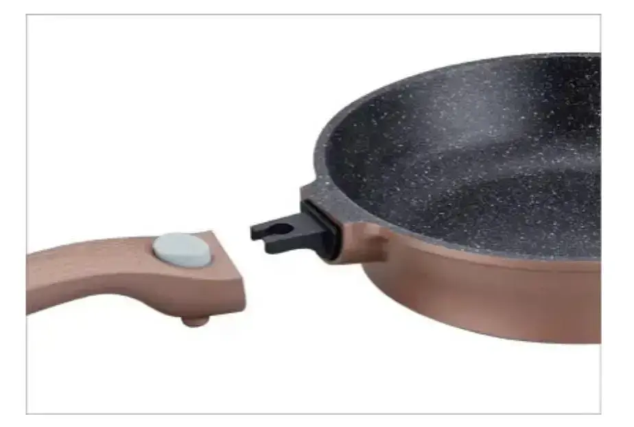 Набор кастрюль Royalty Line RL-ES2014M каструля 3 шт. сотейник 4 крышки сковорода 2 шт. 4 накладки - фото 3