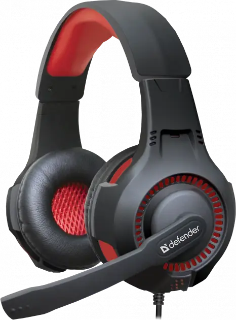 Комплект проводной Defender DragonBorn MHP-003 (black/red) - фото 3