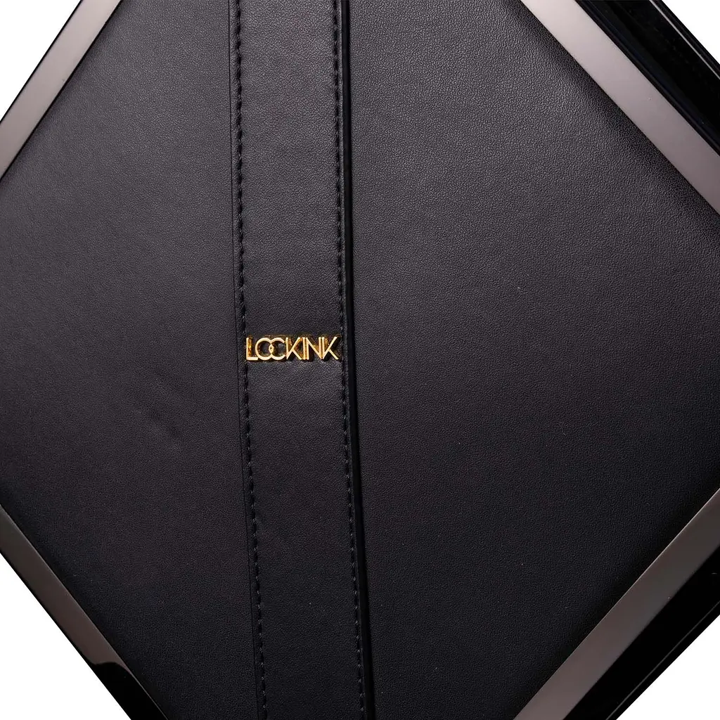 Сумка для секс-іграшок LOCKINK Mysterious Square Kink Bag, чорна, набір для бондажу в комплекті - фото 2