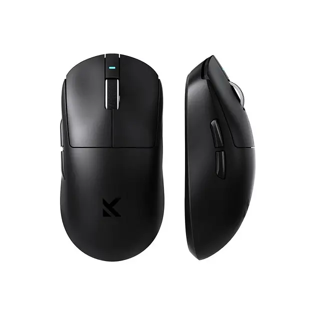 Игровая беспроводная мышка Mchose A7 Pro / Сенсор PixArt PAW3395 / 26 000 DPI / Три режима подключения / Black - фото 2