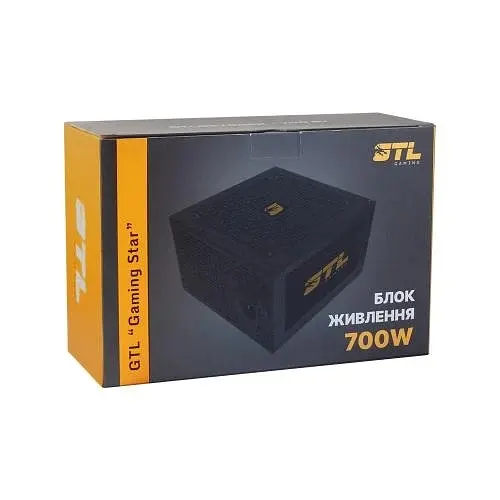 Блок живлення 700 Вт, Gaming Star, Black, 120 мм GTL teh0028911 - фото 5