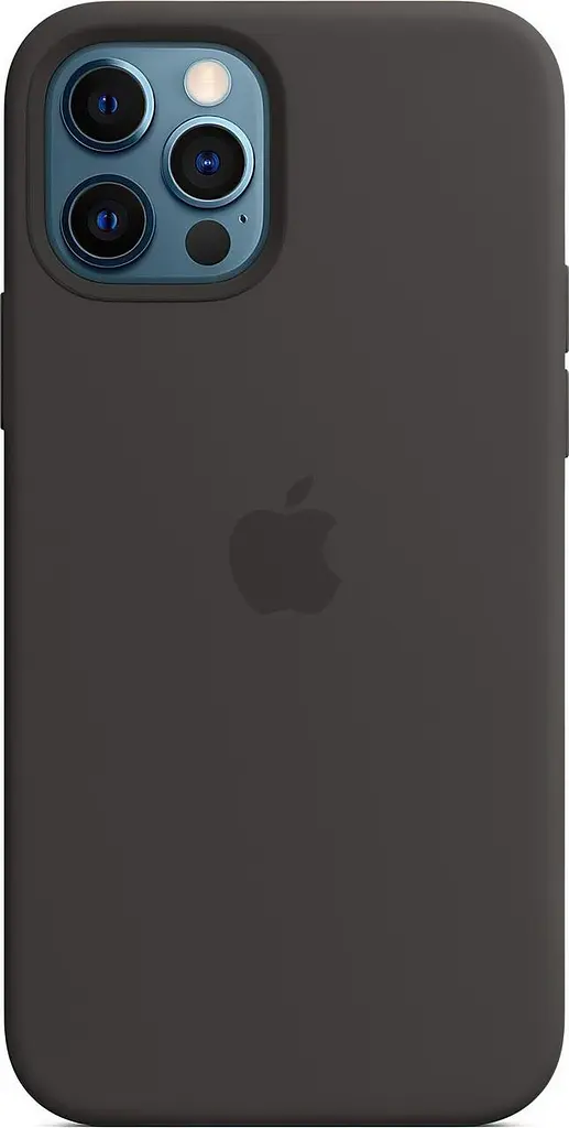 Чохол оригінальний силіконовий Silicone Case MM2A3ZM/A MagSafe (Original) для Apple iPhone 12/12 Pro (6.1") Black - фото 4