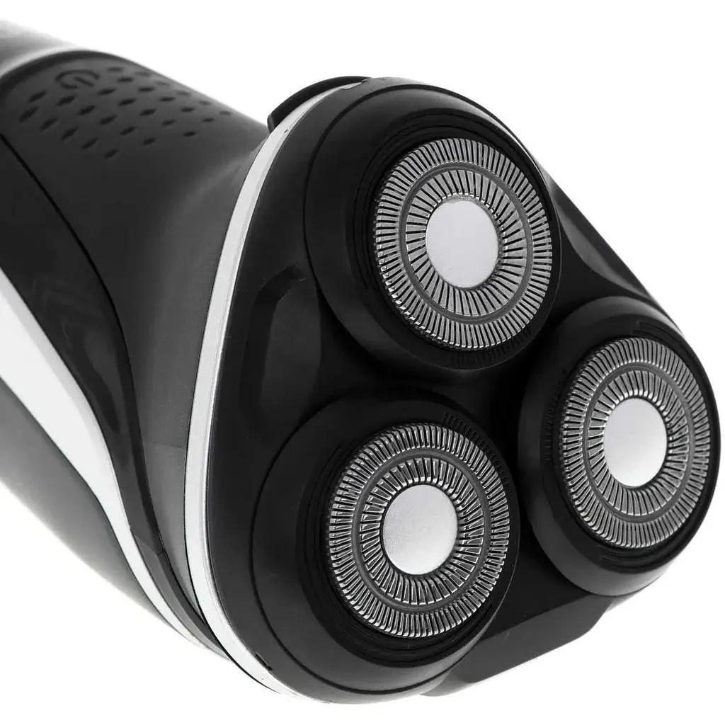 Аккумуляторная бритва с USB Adler AD 2928 до 90 мин работы 3 плавающие головки откидной триммер - фото 2