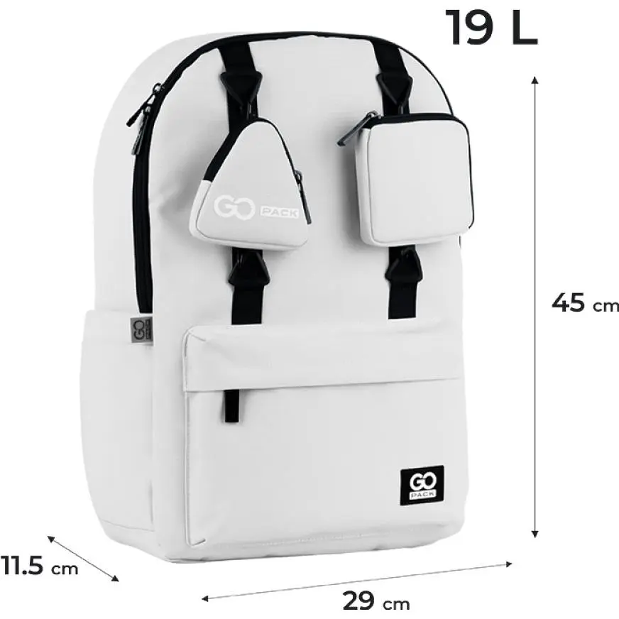 Рюкзак GoPack Education Teens 178 сірий (GO25-178L-2) - фото 3