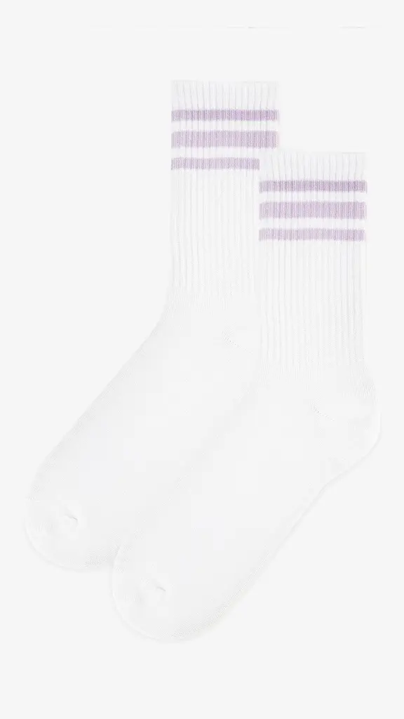 Набір шкарпеток для дівчинки 3 шт. Premier Socks 51 Смужки 22-24 Різнокольоровий (4820203375196) - фото 5