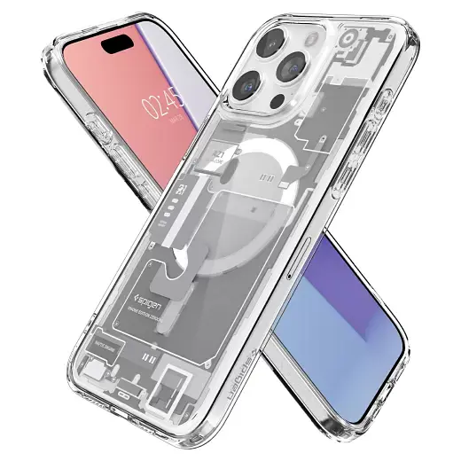 Чохол Spigen Ultra Hybrid Zero One (MagFit) White для iPhone 15 Pro Max (ACS07034) - фото 4