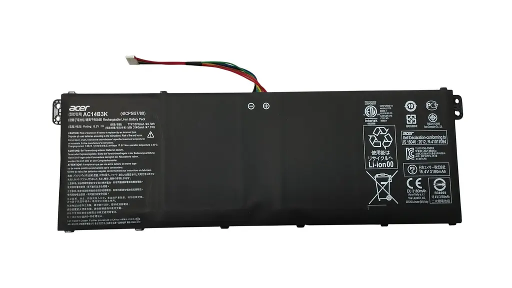 Акумулятор до ноутбука Acer AC14B3K Chromebook CB3-531 15.2V Black 3300 mAh - фото 2