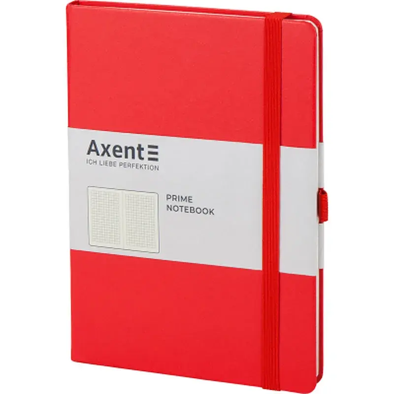 Книга записна Axent Partner Prime 145х210 мм A5 96 аркушів в клітинку Червона (8305-06-A) - фото 2