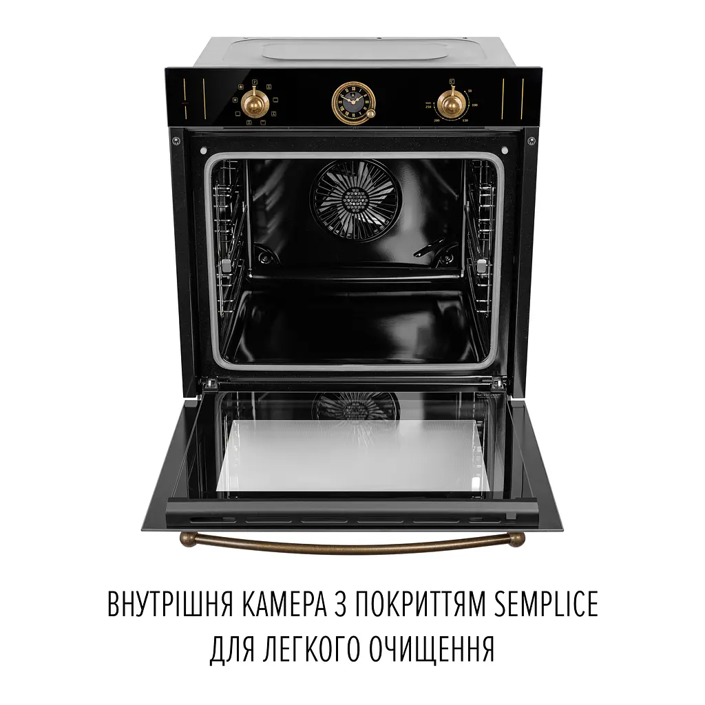 Духовой шкаф электрический PERFELLI VINTAGE 6A8N NERO - фото 11