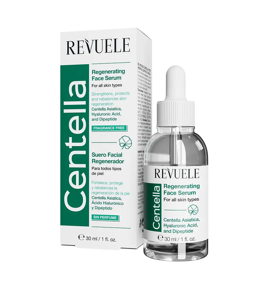 Регенеруюча сироватка для обличчя з центеллою Revuele 30 мл - фото 2