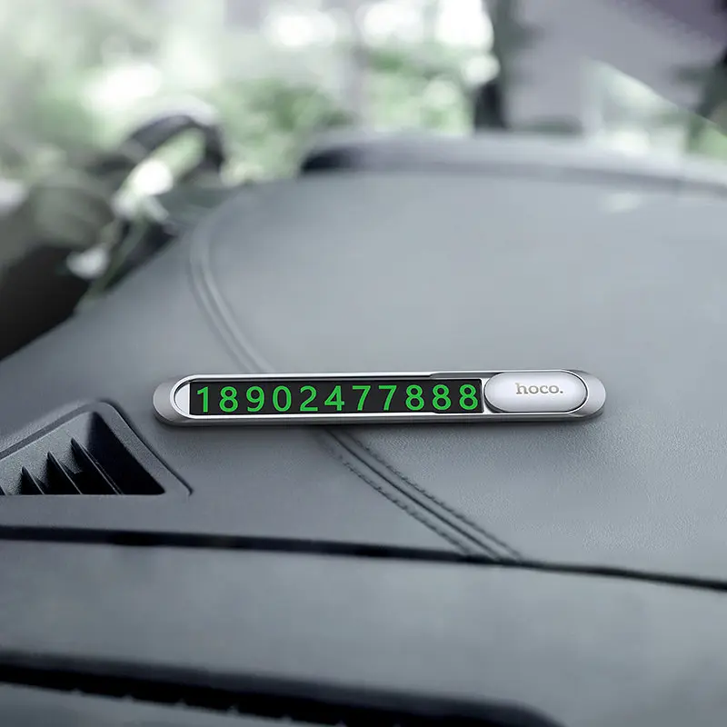 Автовізитка Hoco PH41 срібляста - фото 2