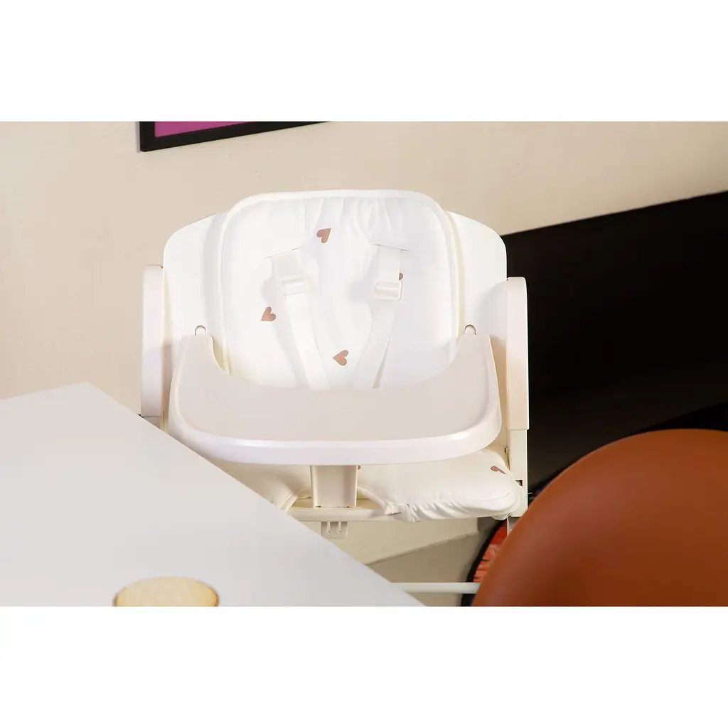 Подушка до стільця для годування Childhome Evosit High Chair, біла (CCEVOSITJOH) - фото 5