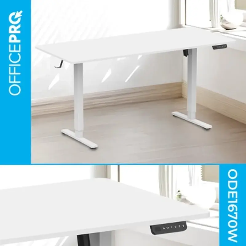 Комп'ютерний стіл OfficePro ODE1670W White (ODE1670W) - фото 4