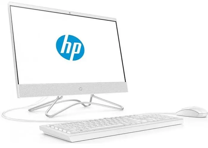 ПК-моноблок HP All-in-One 23.8FHD IPS AG/Intel i5-10400T/8/1000/NVD330/kbm/DOS/White (158K3EA) - фото 2