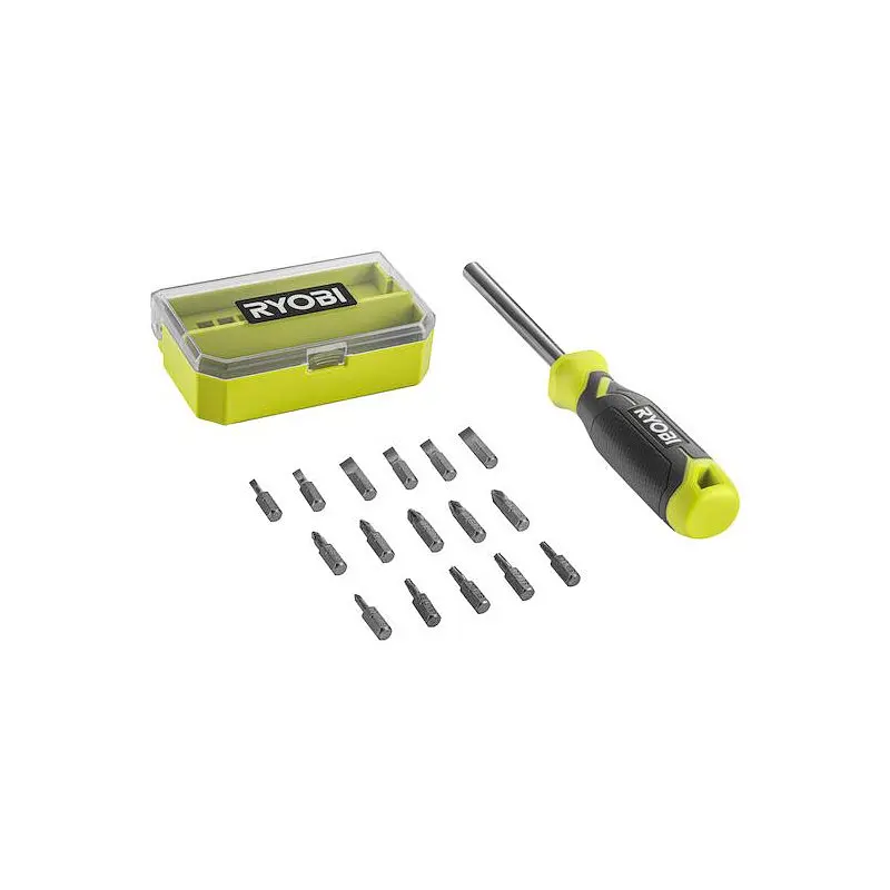 Набор бит с ручкой-отвертокой RYOBI RHSDM1701 (17 предметов) - фото 2