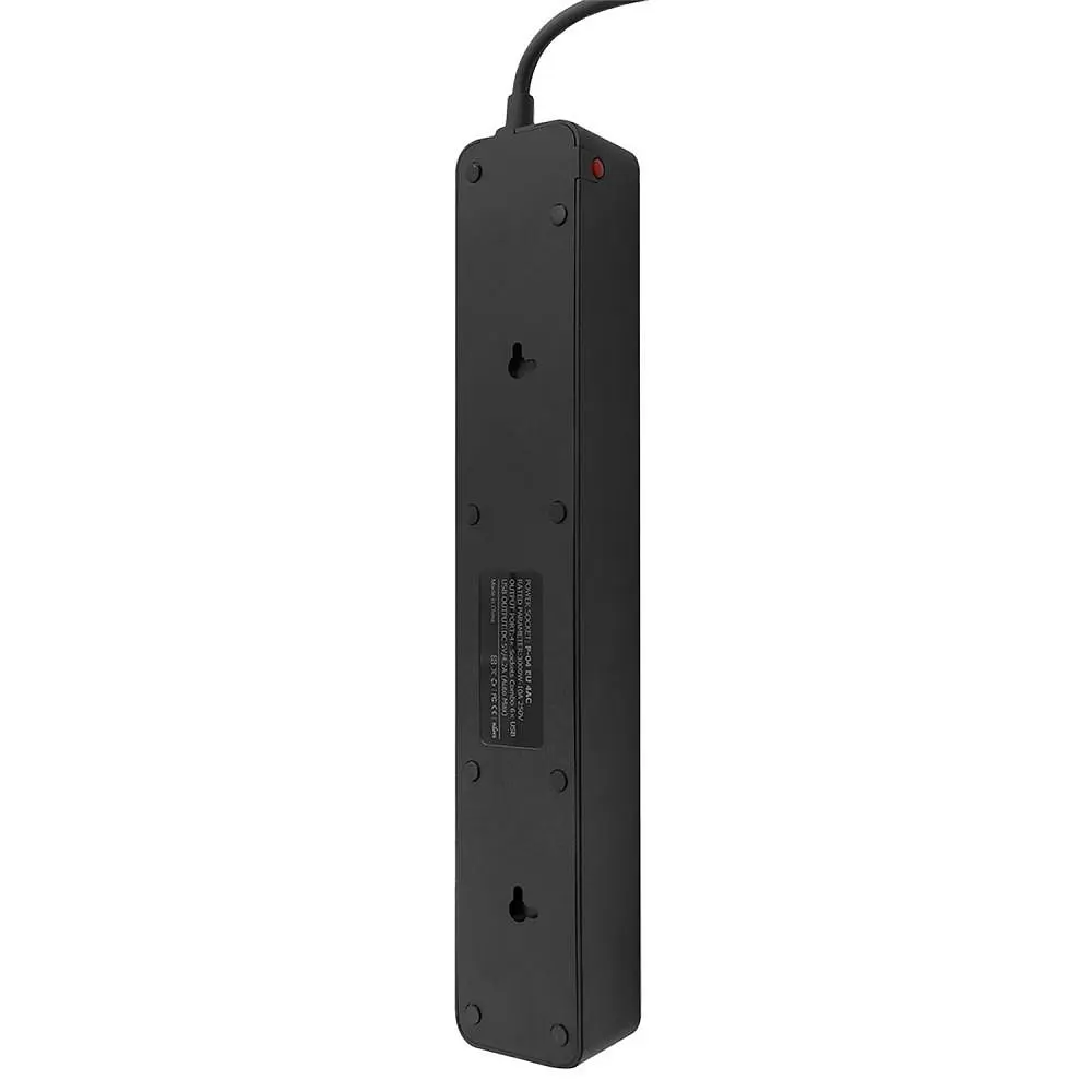 Мережевий фільтр Proove Power Strip P-04 (4 розетки + 4 USB + 2 Type-C) 3M black (PSP442430001) - фото 6