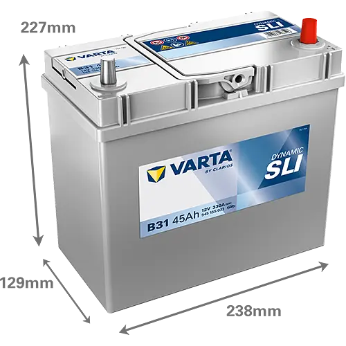 Акумулятор Varta Dynamic SLI 12В 45Аг 330А (EN) R+ (545155033) - фото 2