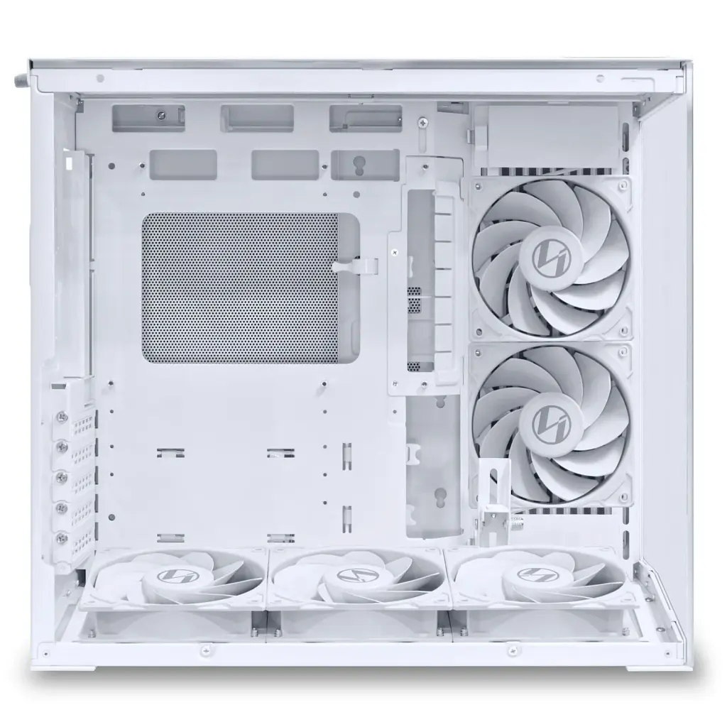 Корпус для ПК Lian Li O11 Dynamic Mini V2 Flow, White (G99.O11DMIV2FW.00) - фото 4