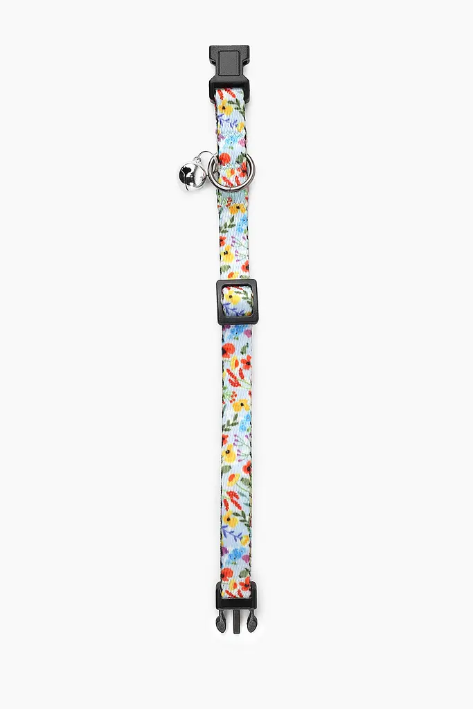 Нашийник ТМ HIDOG Flowers blue, розмір XS (ширина 10мм (18-28см)) (2100102280015A)(SN) shop (2100102280015) - фото 2
