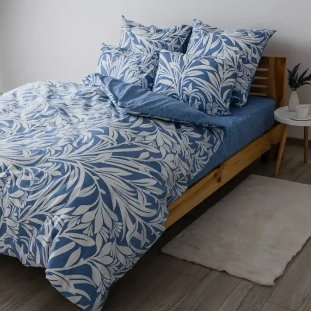 Постільна білизна ТЕП Soft Dreams Light Blue Fantasy 70x70 двоспальна синя - фото 3