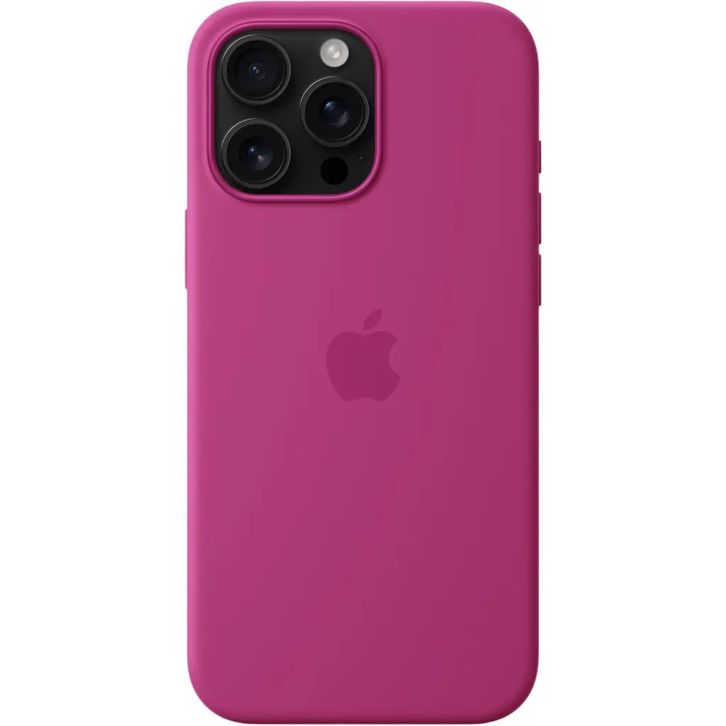 Чохол Silicone Case with MagSafe для Apple iPhone 16 Pro Max Fuchsia AAA [116582] - фото 4