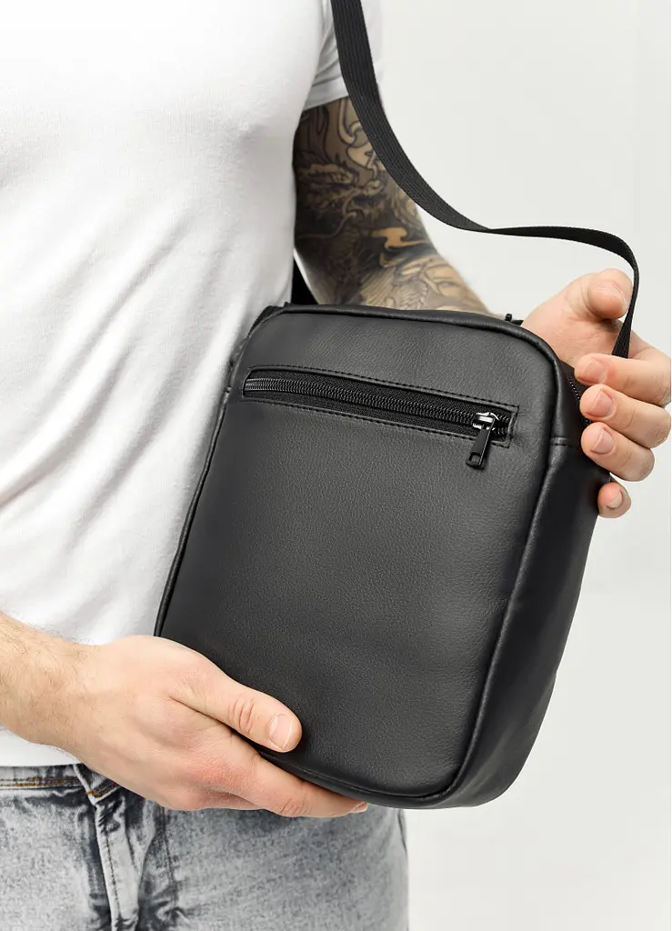 Сумка жіноча Sambag Makros чорна 23 х 19 х 7 см (70230001m) - фото 4