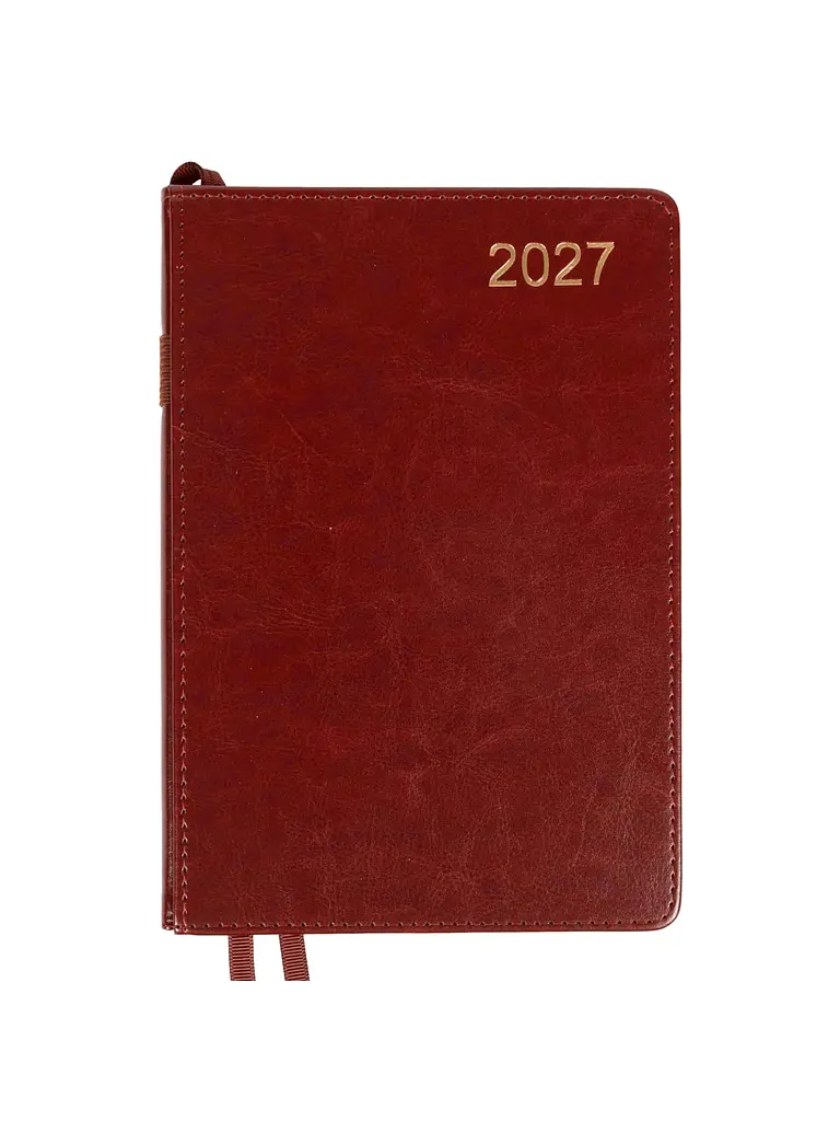 Щоденник 2027 А5 LEO Planner City датований коричневий (252753) - фото 2