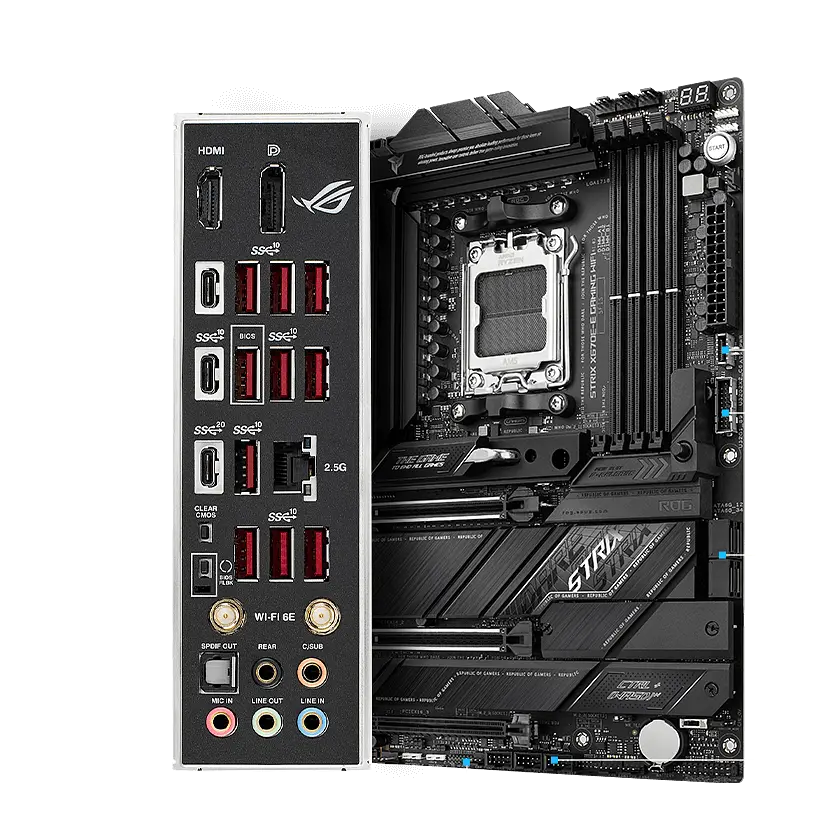 Материнська плата Asus X670E-E ROG Strix Gaming Wi-Fi Socket AM5 (ROG STRIX X670E-E GAMING WIFI) - фото 2