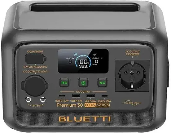 Зарядна станція BLUETTI Premium 30 V2 600w 320WH - фото 2