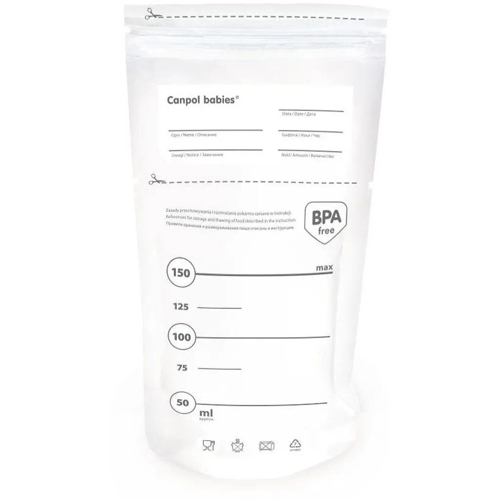 Пакеты для хранения грудного молока Canpol babies, 20 шт. (70/001) - фото 3