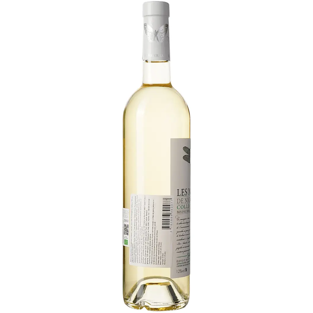 Вино Les Naturels De Nicolas Vellas Sauvignon Bio IGP Pays D'Oc, біле, сухе, 0.75 л - фото 3